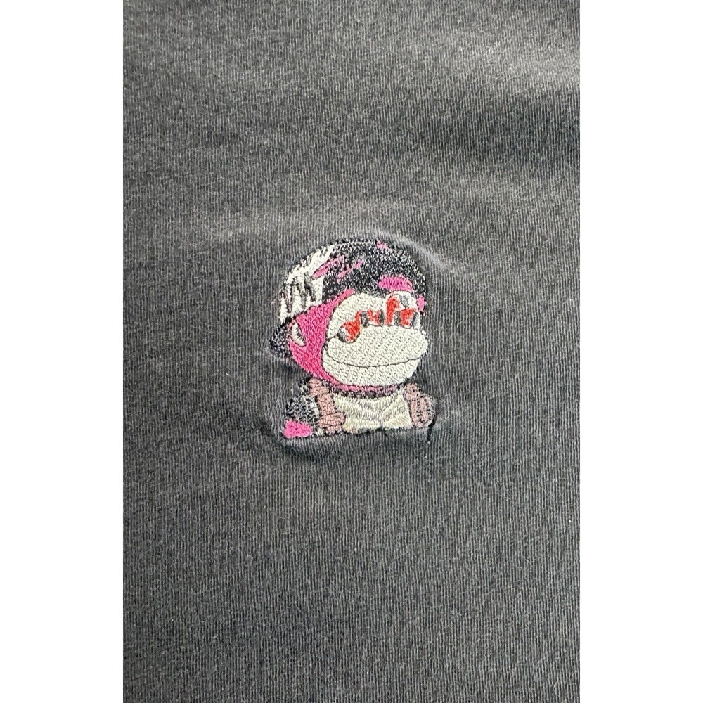 Jared Lang Mens New World Ape Monkey T Shirt Black Size L Crewneck
